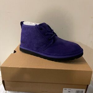 UGG Neumel Chukka Boots in Vibrant Purple NIB